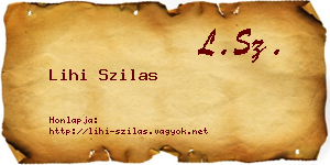 Lihi Szilas névjegykártya